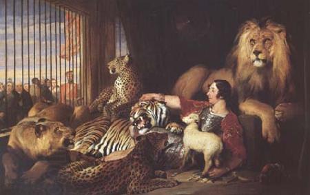 Sir Edwin Landseer Isaac Van Amburgh and his Animals (mk25) oil painting picture